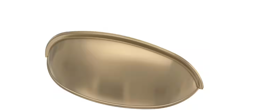 Liberty Dual Mount Cup Drawer Pull Champagne Bronze 3" CTC PN1053C-CZ-CP - $4.94