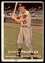 1957 Topps #262 Bobby Thomson Low Grade - £7.75 GBP