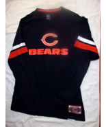 Chicago Bears Long Sleeve T-Shirt Majestic NFL Football Graphic Logo Nav... - £15.68 GBP