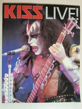 Kiss~Live! Omnibus Press 1996 Reunion Era Book 9&quot; X 11.5&quot; Andrew Doe John Tobler - £10.07 GBP
