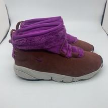 NIKE Air Baked Mid Motion 454530-201 Suede Leather Fur Purple Sz  7 Women’s - £39.43 GBP