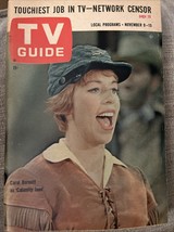 TV guide Nov. 9-15 ,1963 Carol Burnett as Calamity Jane Janet Leigh - £10.05 GBP