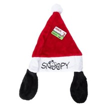 Peanuts Snoopy Santa Hat One Size Santa Christmas xmas Holiday Hat NEW w Tags - £12.60 GBP