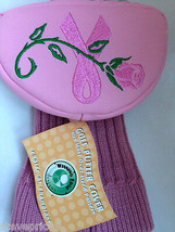 New Winning Edge Golf Breast Cancer Rose Mallet Putter Cover - £21.34 GBP