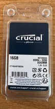 Crucial 16GB DDR4 3200MHz PC4-25600 Sodimm Laptop Memory CT16G4SFS832A - £26.17 GBP