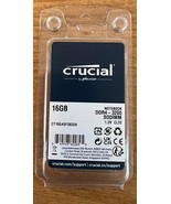 Crucial 16GB DDR4 3200MHz PC4-25600 SODIMM Laptop Memory CT16G4SFS832A - £26.29 GBP