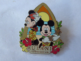 Disney Trading Broches Aulani Resort Mickey Minnie Mouse Hawaii Hula Ukulélé - £54.80 GBP