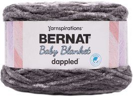Bernat Baby Blanket Stripes, 10.5 oz, 100% Polyester, Pebbles - $14.99