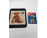 USPS 1996 Teddy Bear Created 32 USA Stamp Mousepad And Keychain - £33.86 GBP