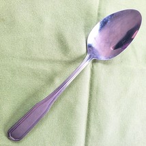 Ekco Eterna Stainless Serving Tablespoon Forum Pattern 8&quot; Outline Edge G... - $5.93