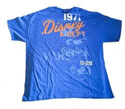 Disney Men’s 1971 A.Dept XX-Large Blue T Shirt - £31.72 GBP
