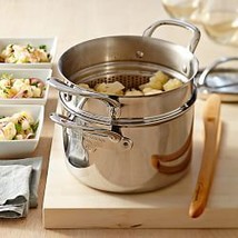  Signature Thermo-Clad Stainless-Steel Steamer Multipot, 4-Qt. - $464.92
