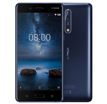 Nokia 8 ta-1012 4gb 64gb octa-core 13mp fingerprint 5.3&quot; android polished blue - £219.67 GBP