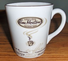 Tim Hortons Horton&#39;s Coffee Tea Bilingual #005 15oz Ceramic Mug Limited ... - $16.99