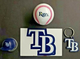 Tampa Bay Devil Rays Baseball Vending Charms Lot of 4 Ball Helmet Key Chain 295 - £13.58 GBP