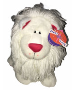 NWT First &amp; Main Lovin Leopold White Lion Plush Stuffed Yarn Mane Red Pa... - £12.43 GBP