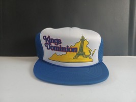 Vintage Kings Dominion Trucker Mesh Snapback Cap Hat 80&#39;s - £18.45 GBP