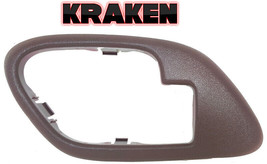 Inside Door Handle Bezel For Chevy GMC Truck Tahoe Suburban 1995-1999 Left Red - £8.85 GBP