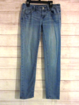 Ann Taylor LOFT Jeans Women&#39;s 0 Blue Denim Relaxed  26 X 28 Light Wash 5... - $12.99