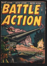 Battle Action #2 1952-Atlas-Howitzer cover-Violent pre-code war fighting pane... - $218.25