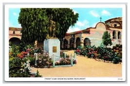 Serra Monument Mission San Juan Capistrano California CA UNP WB Postcard H25 - £2.29 GBP