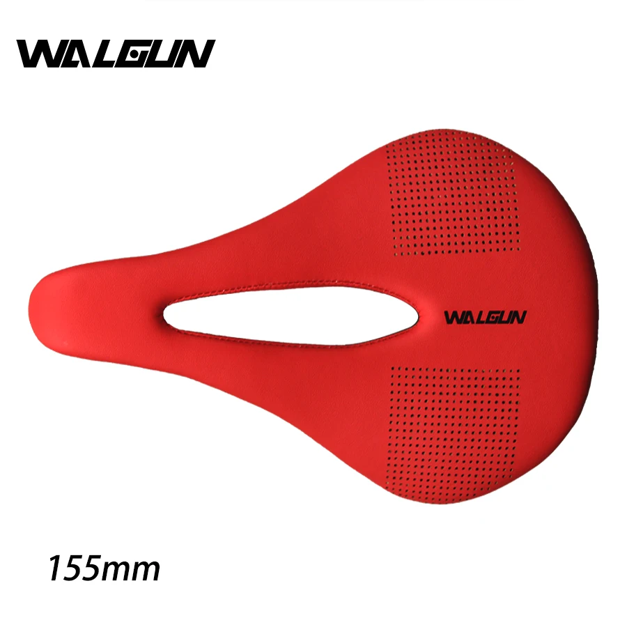 Wal Ultralight Bicycle Saddle Cushion 3K Full   Leather Bike Saddle Mountain Bik - £104.40 GBP