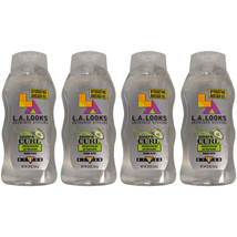 Pack of (4) New La Looks Gel #8 Nutra Curl Mega Hold 20 Ounces - £22.12 GBP