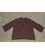 GapKids Cardigan Style Sweater Size XXL (14 - 16) Girls Brown - £11.86 GBP