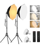 Soonpho Softbox Lighting Kit, 22&#39;&#39; Octagon Softbox Photography Lighting ... - $1,701.77 MXN