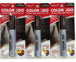 3 ABSOLUTE NEW YORK COLOR 2 GO INSTANT GRAY HAIR TOUCH UP MASCARA  BLACK... - $8.99