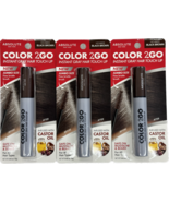 3 ABSOLUTE NEW YORK COLOR 2 GO INSTANT GRAY HAIR TOUCH UP MASCARA  BLACK... - £7.12 GBP