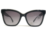 Longchamp Sunglasses LO699S 001 Black Cat Eye Frames with Purple Lenses - $83.94