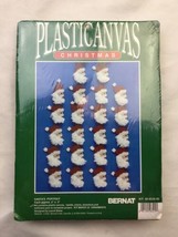 Bernat Plastic Canvas Kit  Santa&#39;s Portrait  22 Christmas Ornaments NIP  - £18.64 GBP