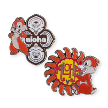 Chip and Dale Disney Pins: Polynesian Resort Aloha Signs - $460.35 MXN