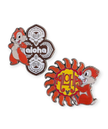 Chip and Dale Disney Pins: Polynesian Resort Aloha Signs - $460.35 MXN