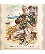 T.S.S. Quebec Cruise Menu C1960s Canada Steamship Lines Nautical Fishing... - $68.37 CAD