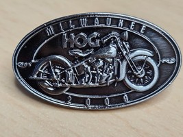 HARLEY DAVIDSON OWNERS GROUP 2009 MILWAUKEE HOG RALLY PIN STOP VEST PIN - £6.88 GBP