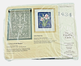 Creative Circle Embroidery Kit 1434 Pink Iris Floral 8&quot;x10&quot; - $428.75 MXN
