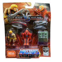 He-Man Vs Beast Man MEGA Probuilder Masters of the Universe Construction... - $10.88