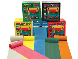 Cando Exercise Band Yellow X-Light 50-Yard Dispenser Box - $2,799.11 MXN