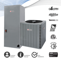 Everwell 1.5-5 Ton AC Ducted Central Split Air Conditioner Heat Pump 14.3 SEER2 - £1,655.04 GBP+