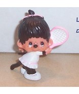 1979 Sekiguchi Monchhichi Monchichi girl playing Tennis PVC Figure Vintage - £11.28 GBP