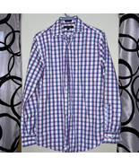 Blue and Purple Banana Republic Men’s Button Down - $14.78 CAD