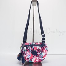 NWT Kipling KI5938 Lissa Mini Crossbody Shoulder Bag Polyester Electric Blossom - £42.57 GBP