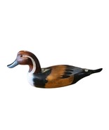 Vintage Decorative Crafts Northern Pintail Duck Hand Crafted Painted Woo... - $27.55