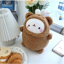 Molang Boucle Stuffed Animal Rabbit Plush Toy 9.8 inch Teddy Bear Costume(Brown) image 2
