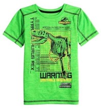 Jurassic World Park Green Active Comfort Tee T-Shirt Nwt Boys Size 4, 6 Or 7 - $11.41+