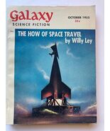 October 1955 GALAXY SCIENCE FICTION Magazine! Rare WALT DISNEY Cover &amp; F... - $17.50