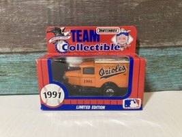 Vintage 1991 Matchbox Team Collectible Baltimore  Orioles Truck Limited Edition - £3.92 GBP