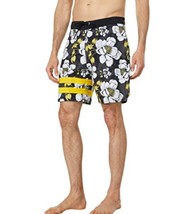 Hurley Men&#39;s Black Floral Phantom Block Party Board Shorts 32 NWT - $28.04